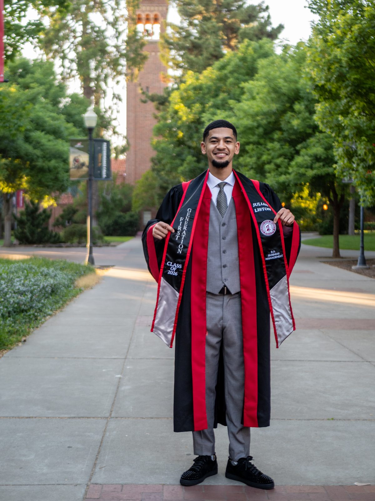 Senior graduation portrait — Julian