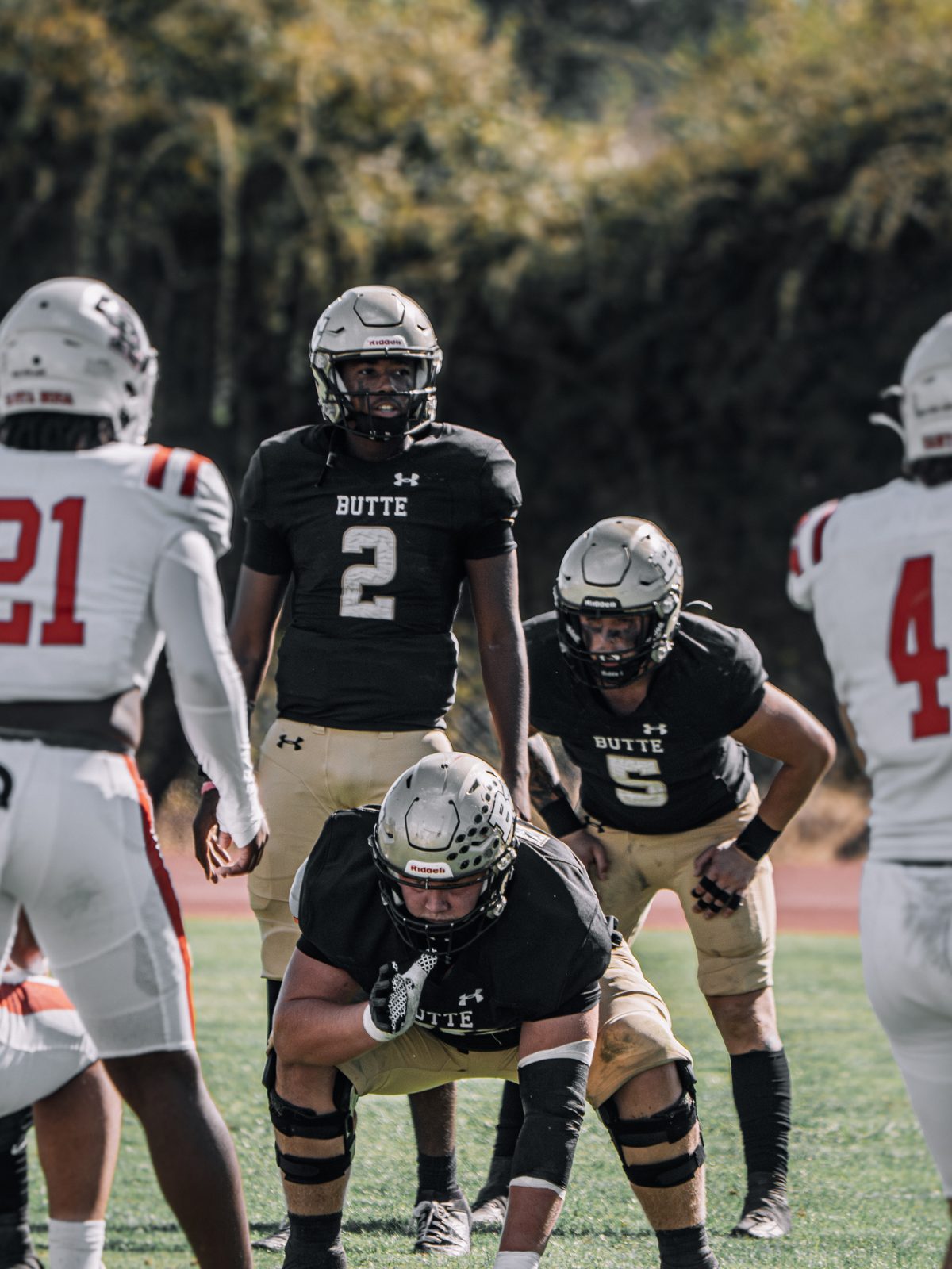 Butte College football line action